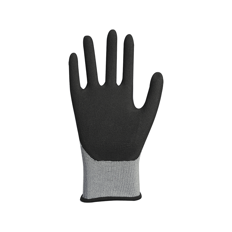 Líneáil níolón / spandex 15G le sciath nítríle gaineamh